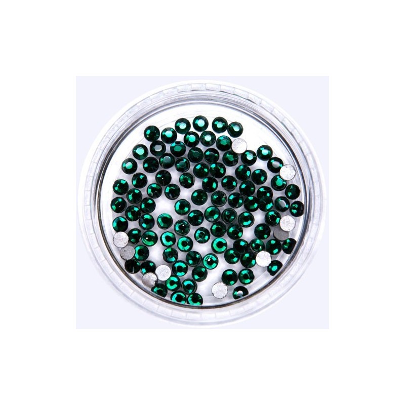 Moyra | pietre crystal - emerald - ss6 - 100 buc - la SalonShop.ro