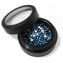 Moyra | pietre crystal - metal blue - ss3 - 100 buc