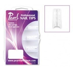 Tipsuri - glaze tip clear - 100 bucati | Pearl Nails