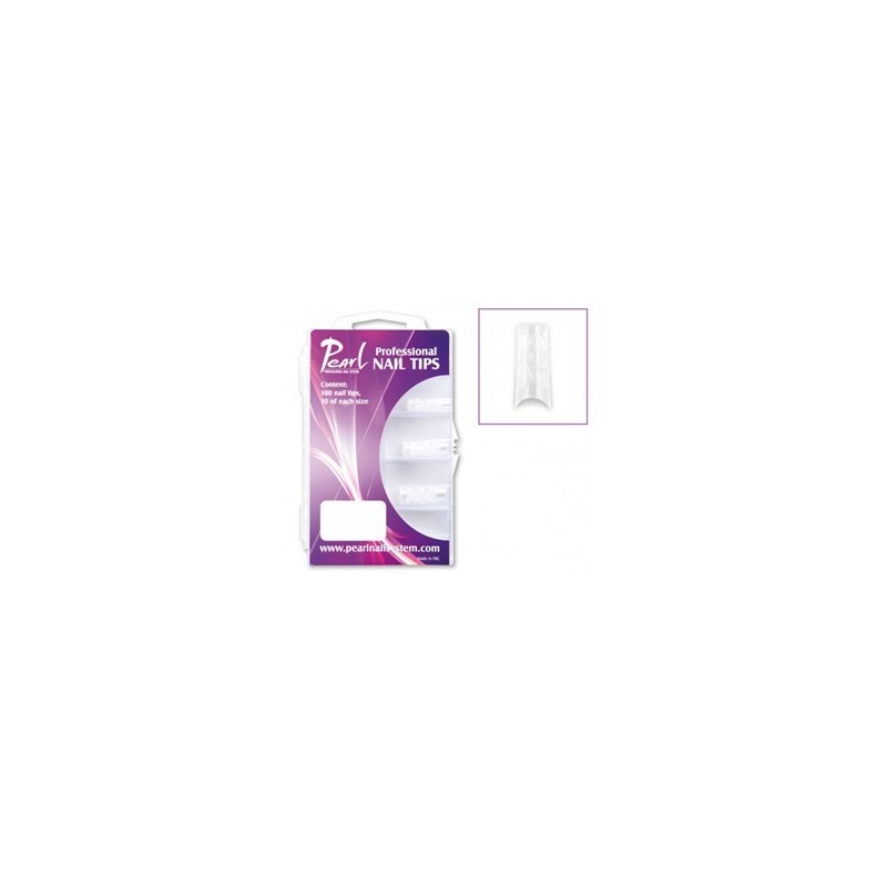 Tipsuri - glaze tip clear - 100 bucati | Pearl Nails