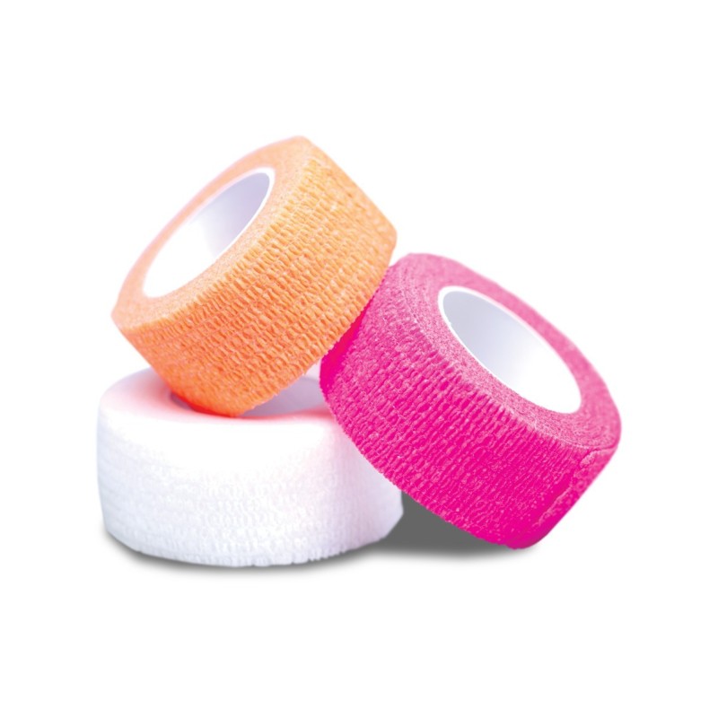 Bandaj protector pentru degete - alb/portocaliu/roz | Pearl Nails