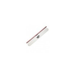 Alfa nails | pila alb cu rosu dreapta masterful - 180/240