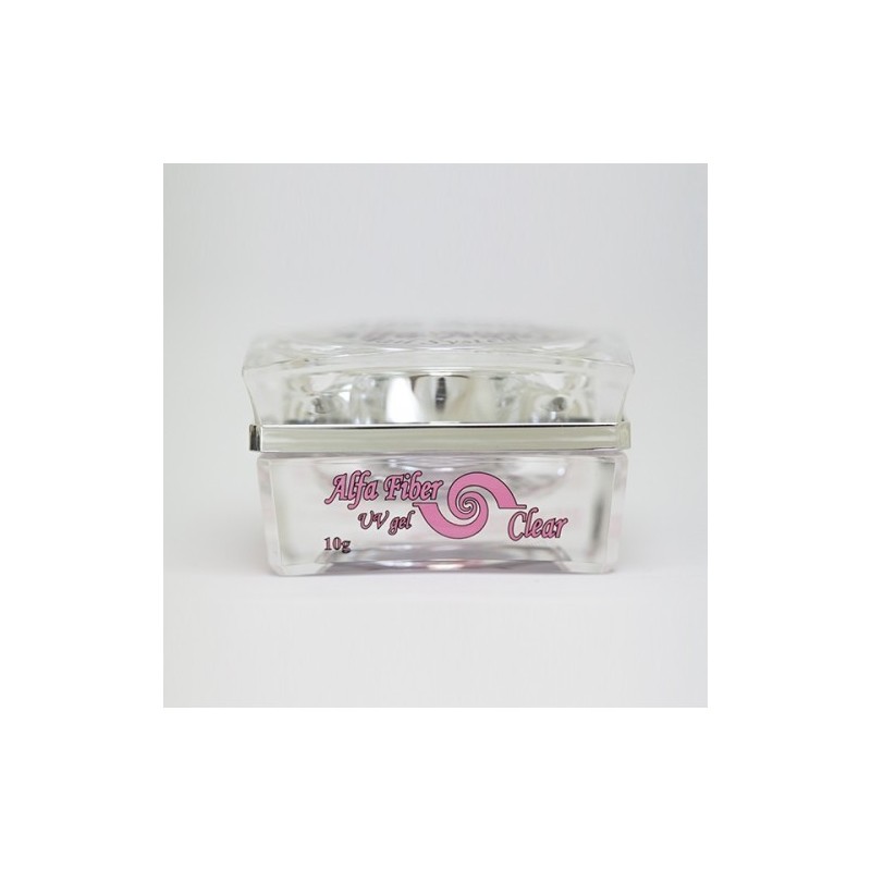 Alfa Nails | fiber uv gel clear - gel de constructie transparent - 10 gr